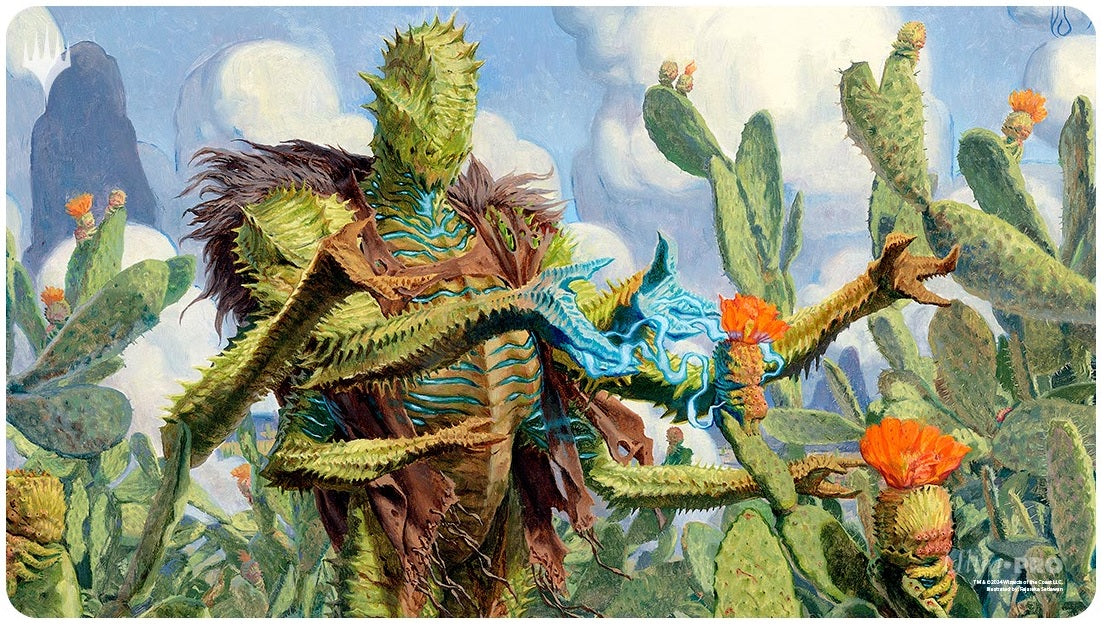 UP PLAYMAT MTG OUTLAWS OF THUNDER JUNCTION GREEN