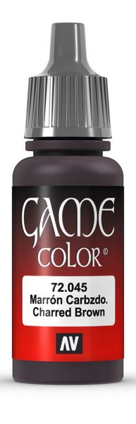 Vallejo Game Color : Charred Brown (18ml)