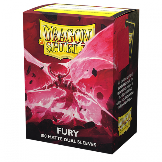 DRAGON SHIELD SLEEVES DUAL MATTE FURY 100CT