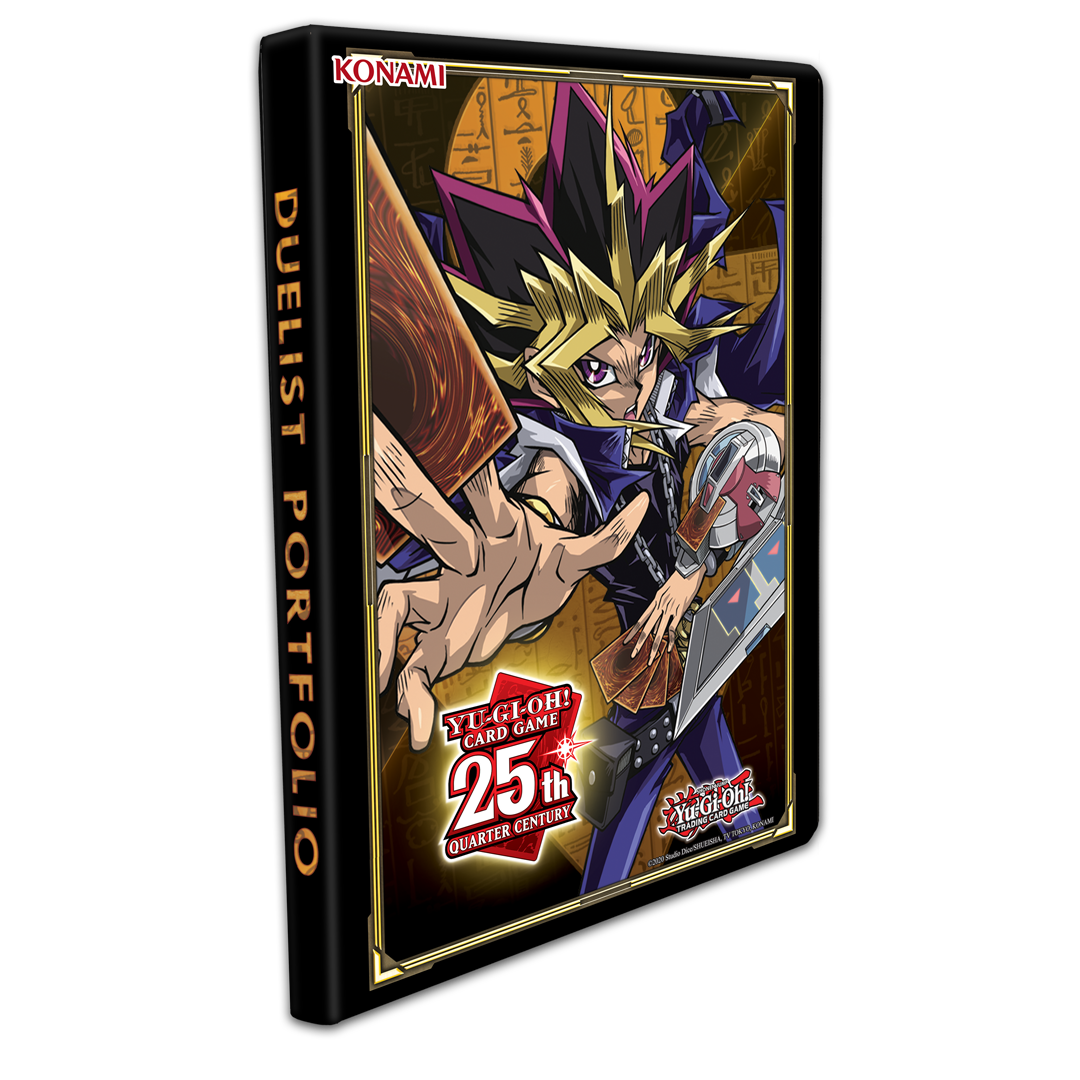 YGO YUGI/KAIBA QUARTER CENTURY 9PKT PORTFOLIO