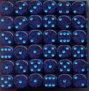 SPECKLED 36D6 COBALT 12MM