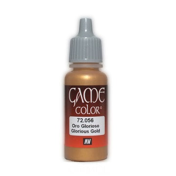 Vallejo Game Color : Glorious Gold (17ml)