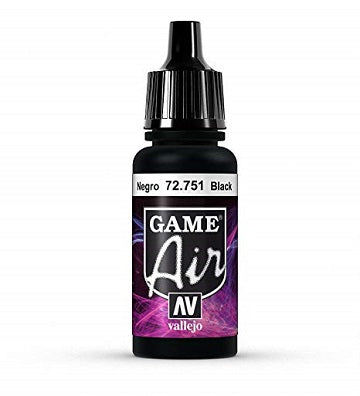 Vallejo Game Air : Black (17ml)