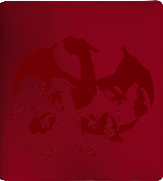 UP ZIP PRO BINDER 12PKT ELITE POKEMON CHARIZARD