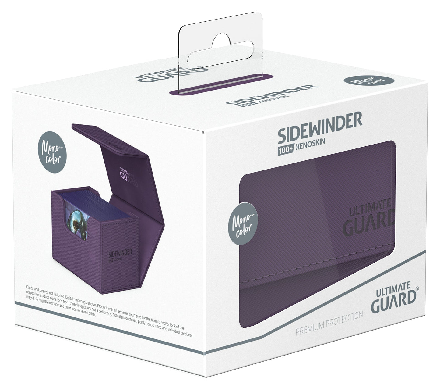 UG DECK CASE SIDEWINDER 100+ MONOCOLOR PURPLE