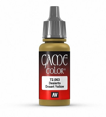 Vallejo Game Color : Desert Yellow (17ml)