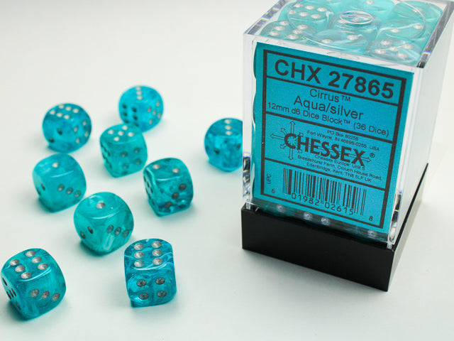 CIRRUS 36D6 AQUA/SILVER 12MM