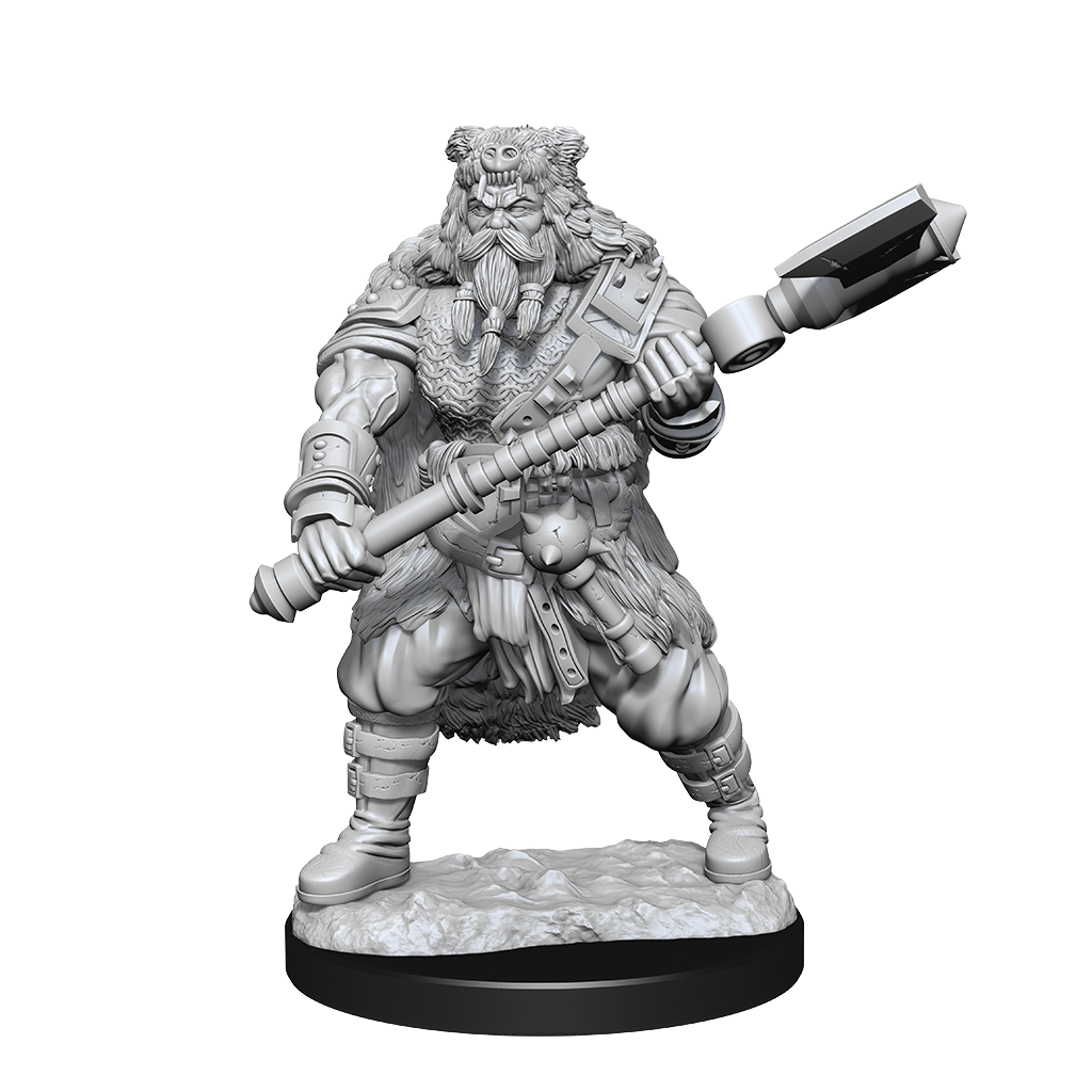 DND UNPAINTED MINIS WV14 HUMAN BARBARIAN MALE