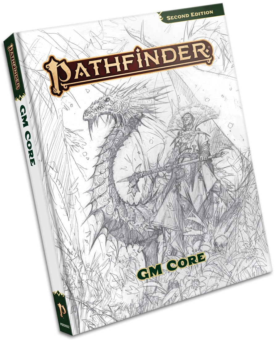 Pathfinder 2E Remastered GM Core Sketch Cover Hardcover