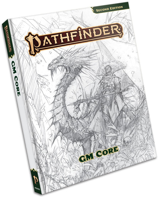 Pathfinder 2E Remastered GM Core Sketch Cover Hardcover