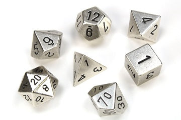 METAL 7-DIE SET SILVER