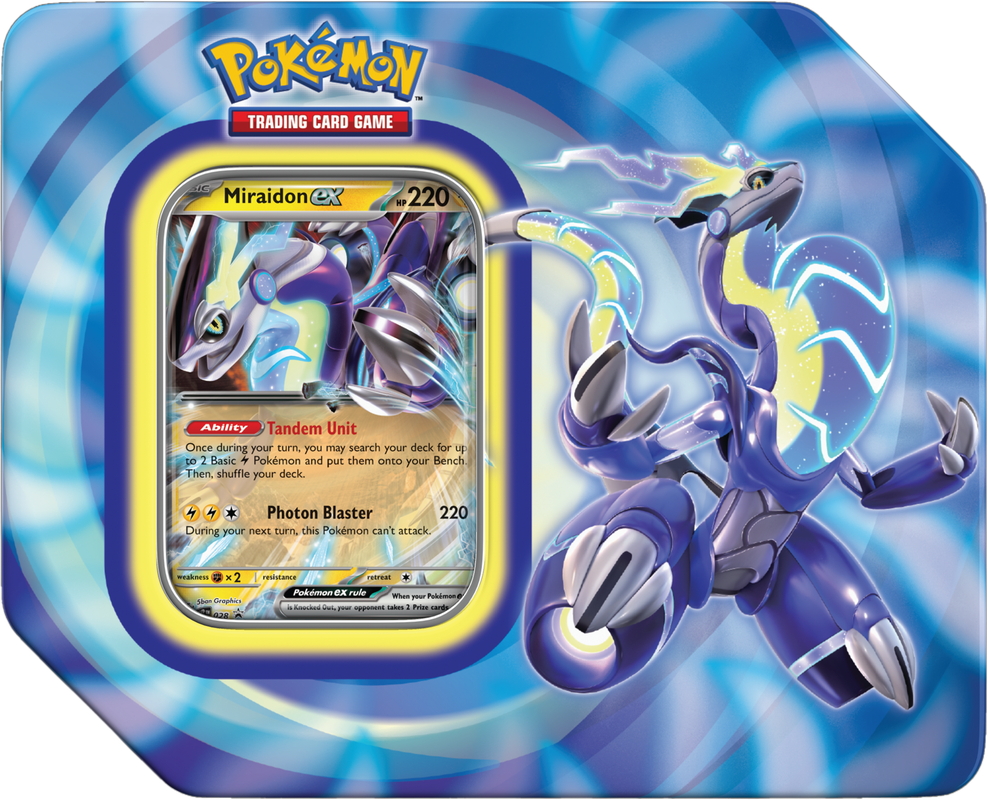 Pokemon Paldea Legends Tin Miraidon