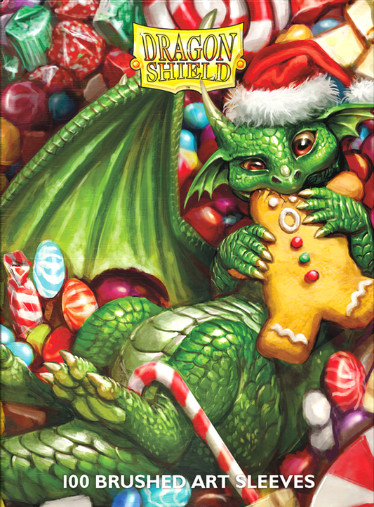 Dragon Shield Sleeves Brushed Art Christmas 2024 100ct
