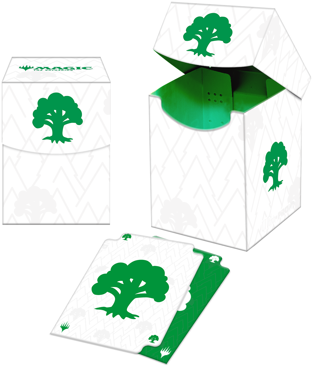 UP D-BOX MTG MANA 8 FOREST 100+