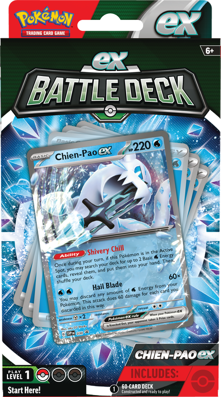 POKEMON BATTLE DECKS CHIEN-PAO EX