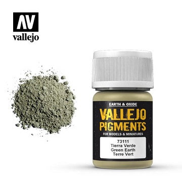 VALLEJO: PIGMENT GREEN EARTH (35ML)