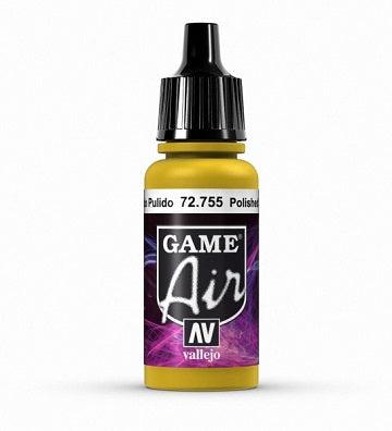 Vallejo Game Air : Polished Gold (17ml)