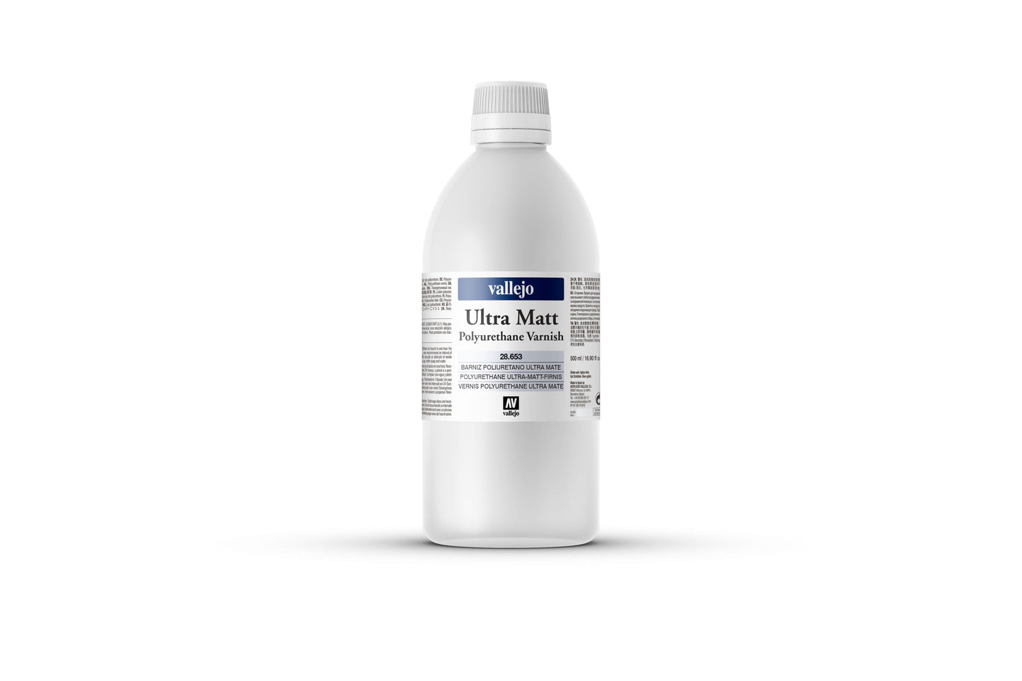 VALLEJO: ULTRA MATT POLYURETHANE VARNISH (500ML)