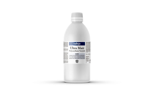 VALLEJO: ULTRA MATT POLYURETHANE VARNISH (500ML)
