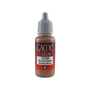Vallejo Game Color: Brassy Brass (18ml)