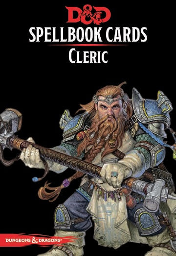 D&D SPELLBOOK CARDS CLERIC 2ND EDITION (EN) (PREORDER)
