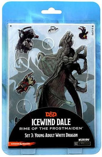 DND Idols 2D Minis Young Adult White Dragon