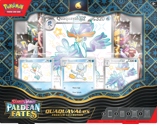 POKEMON SV4.5 PALDEAN FATES EX PREMIUM COLLECTION QUAQUAVAL EX