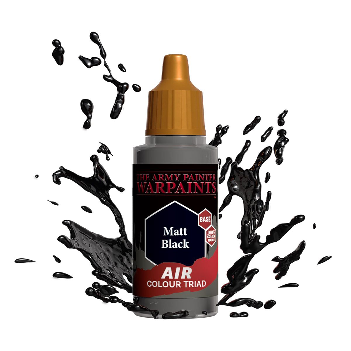 ARMY PAINTER - Warpaints: Acrylic Air Matt Black