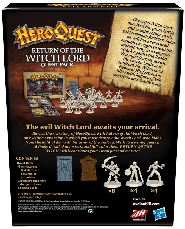 HERO QUEST RETURN OF WITCHLORD EXPANSION (EN)