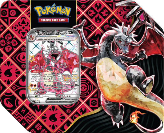 Pokemon SV4.5 Paldean Fates Tin Charizard EX