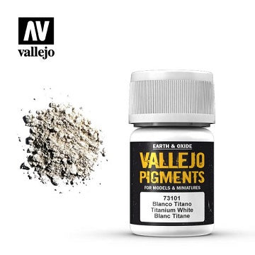 VALLEJO: PIGMENT TITANIUM WHITE (35ML)
