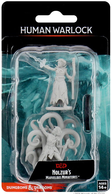DND UNPAINTED MINIS WV10 FEMALE HUMAN WARLOCK