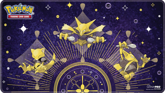 UP Pokemon Playmat Abra Evolutions White Stitched