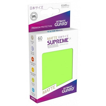 UG SLEEVES SUPREME UX SMALL MATTE LT GREEN 60CT