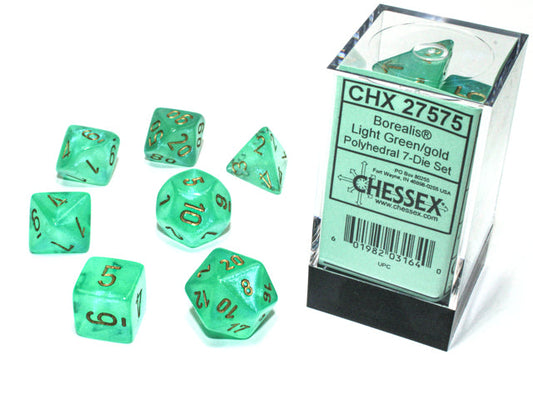 BOREALIS 7-DIE SET LIGHT GREEN/GOLD LUMINARY