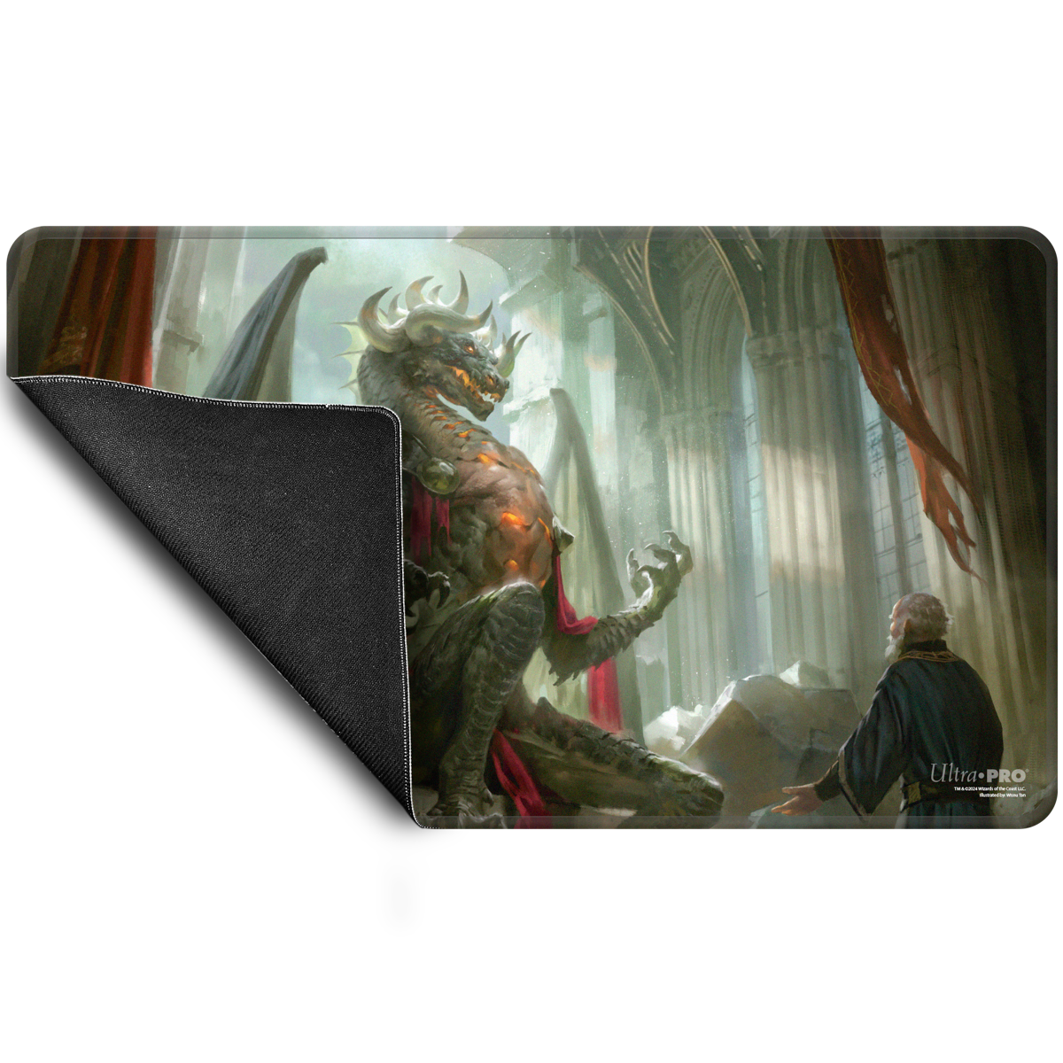UP Playmat MTG Commander Series Three Color Shard Korvold Stitched