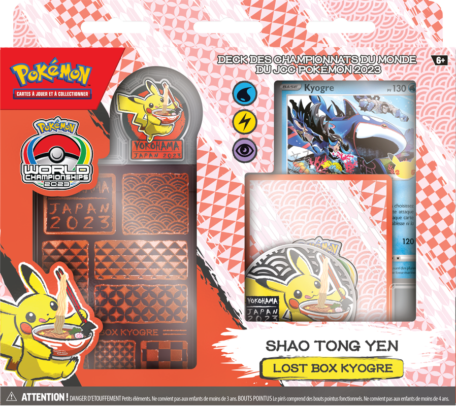 POKEMON WORLD CHAMPIONSHIPS DECK 2023 LOST BOX KYOGRE (FRENCH)