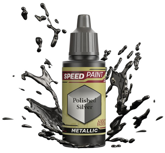 Army Painter - Warpaints: Speedpaint Polished Silver (18ml)
