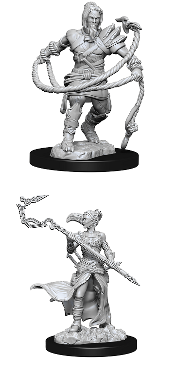 MTG UNPAINTED MINIS WV1 MYSTIC/KOR HOOKMASTER