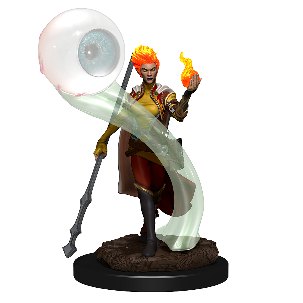 DND Icons of the Realms Fire Genasi Wizard Female Premium Figure