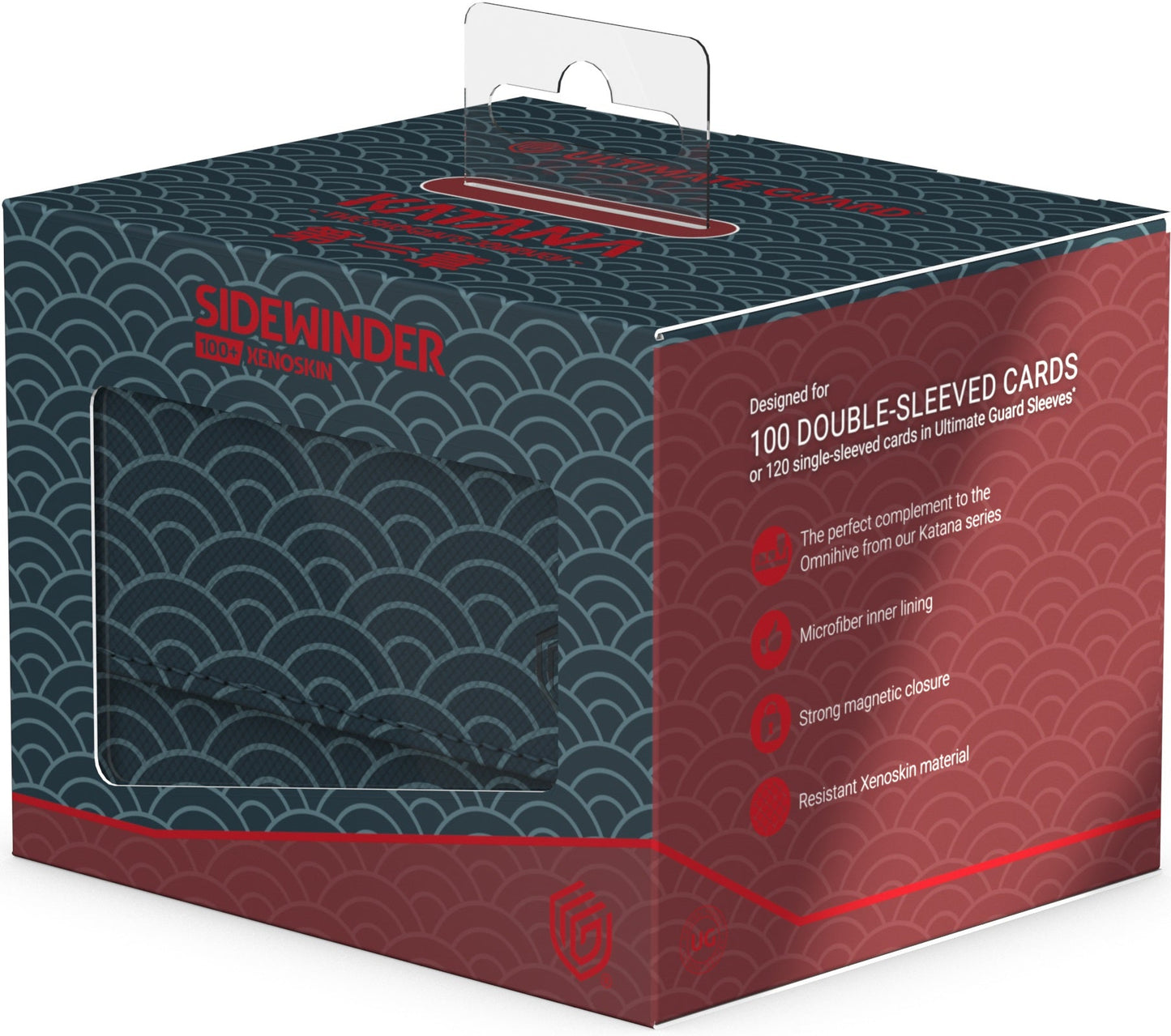 UG Deck Case Sidewinder 100+ Shogun's Journey II Shippou (Dark Blue/Dark Red)