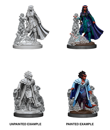 DND UNPAINTED MINIS WV12 FEMALE TIEFLING SORCERER