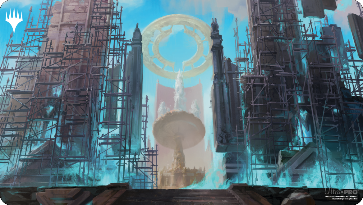 UP PLAYMAT MTG RAVNICA REMASTERED AZORIUS SENATE