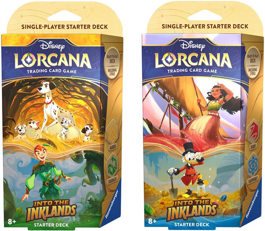 Disney Lorcana Les Terres D'Encres Deck de Démarrage Ensemble de 2 (FR)