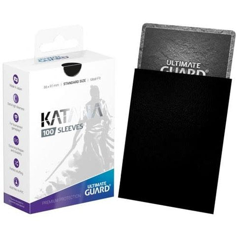 UG SLEEVES KATANA BLACK 100CT