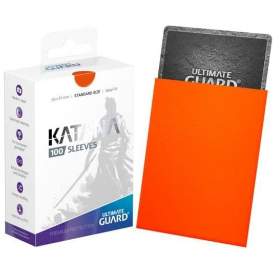 UG SLEEVES KATANA ORANGE 100CT